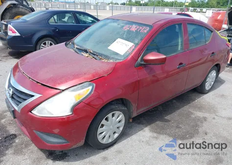 2016 Nissan Versa 1.6 S+ from USA, damaged, VIN 3N1CN7APXGL856442
